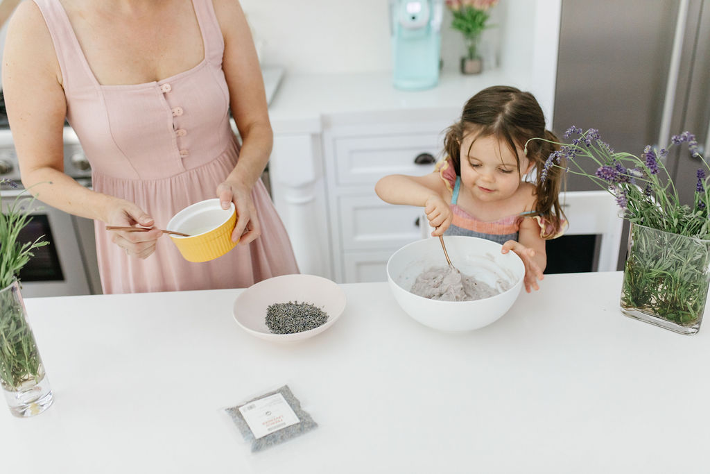 homemade lavender play dough