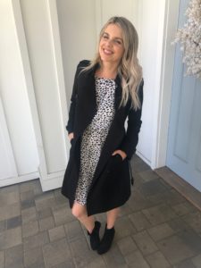 spotted pattern dress