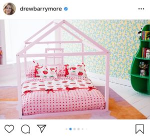 drew barrymore flower kids bed frame