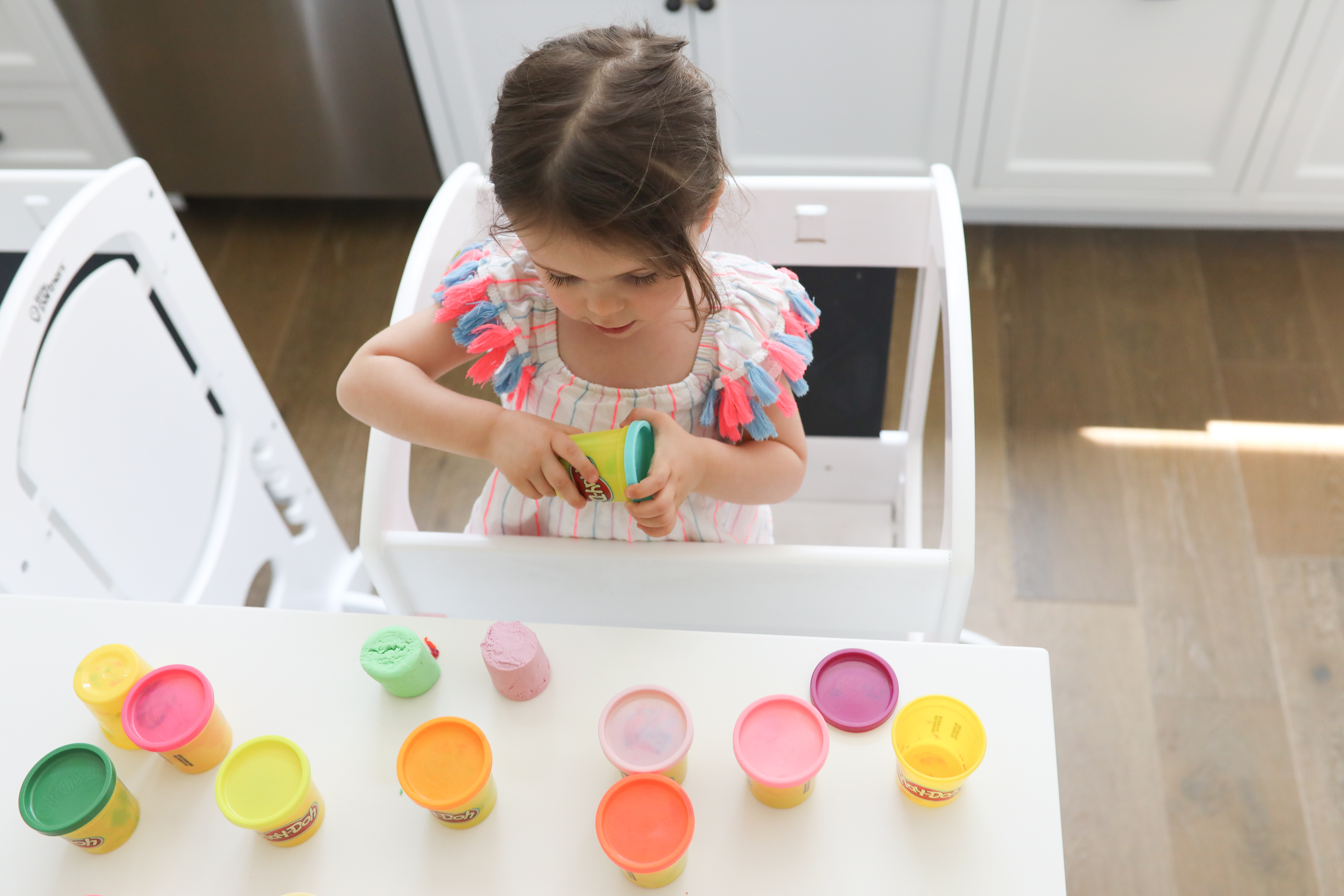 rainbow play doh