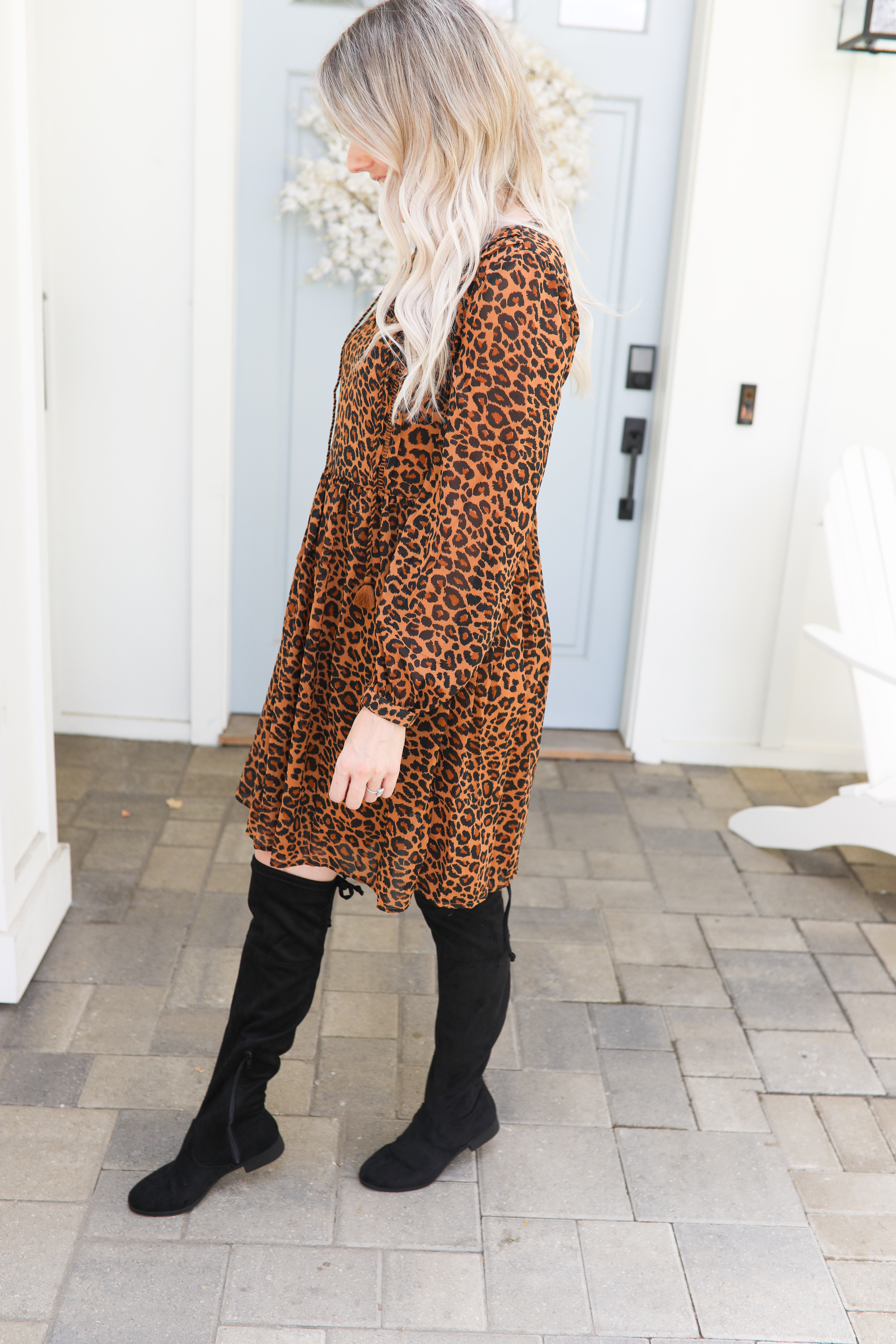 leopard dress