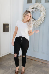 $17 black jeans