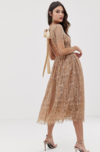 asos lace dress