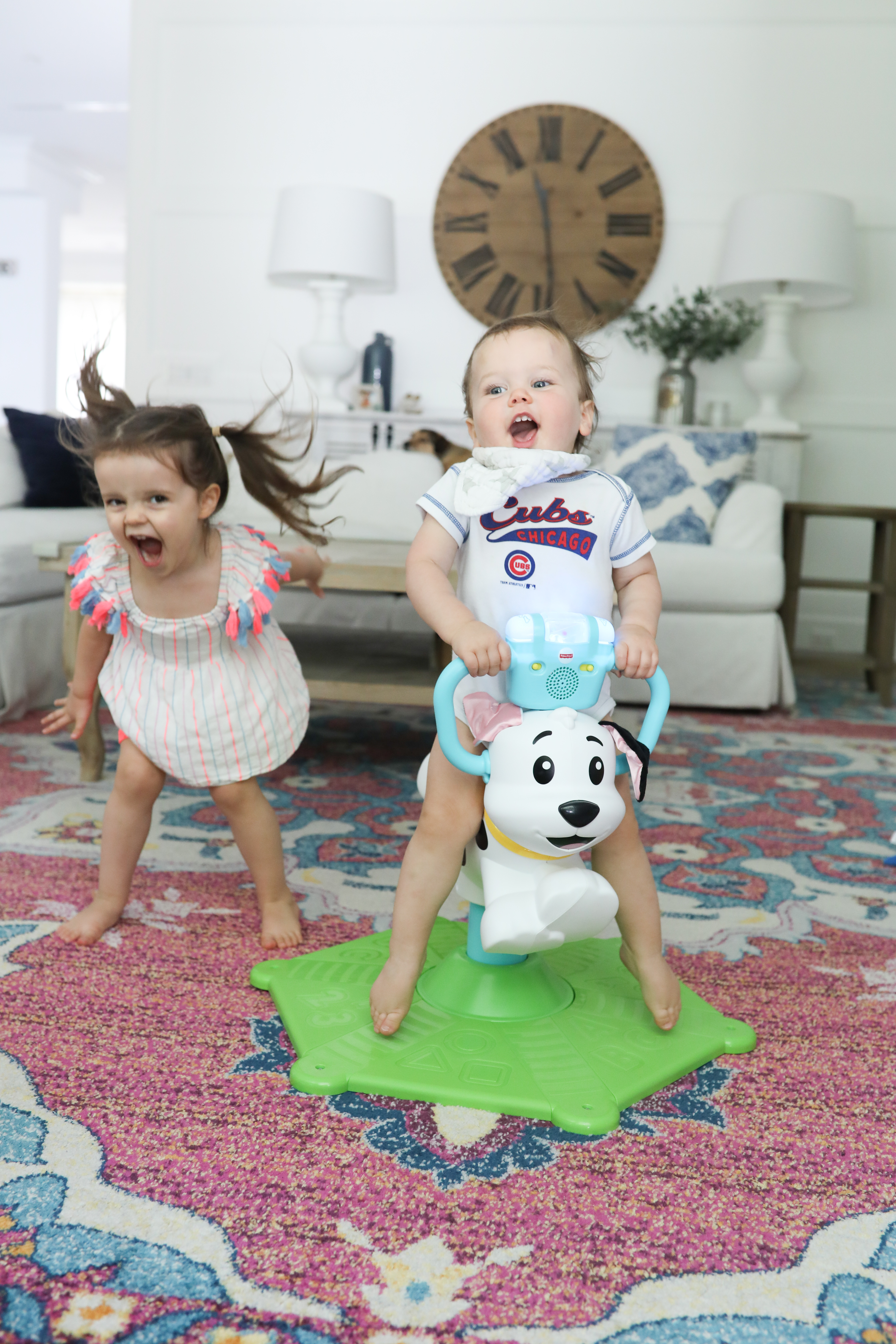 best toys for toddlers bounce and spin dog