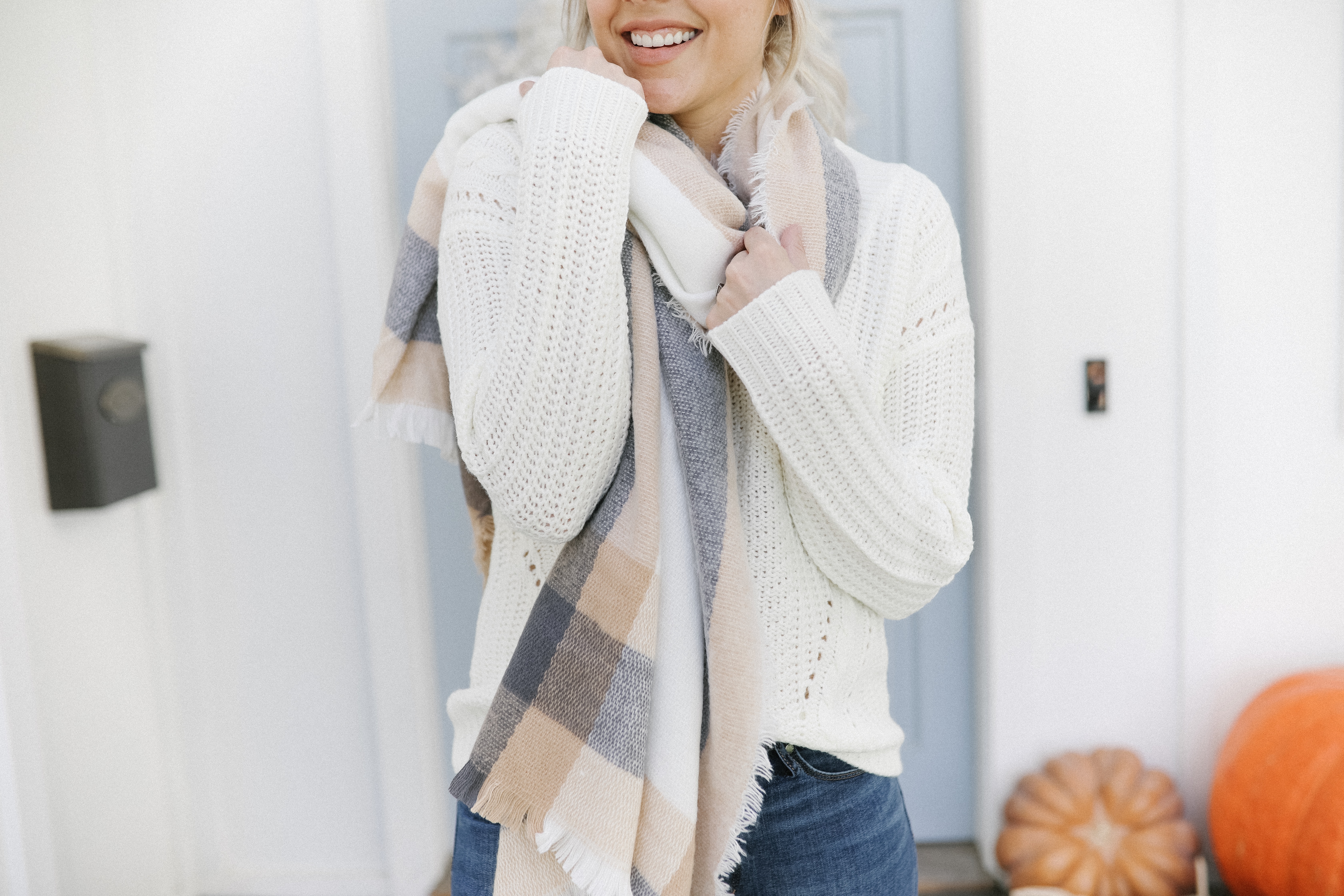 affordable plaid scarf