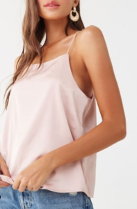 forever 21 cami satin tank