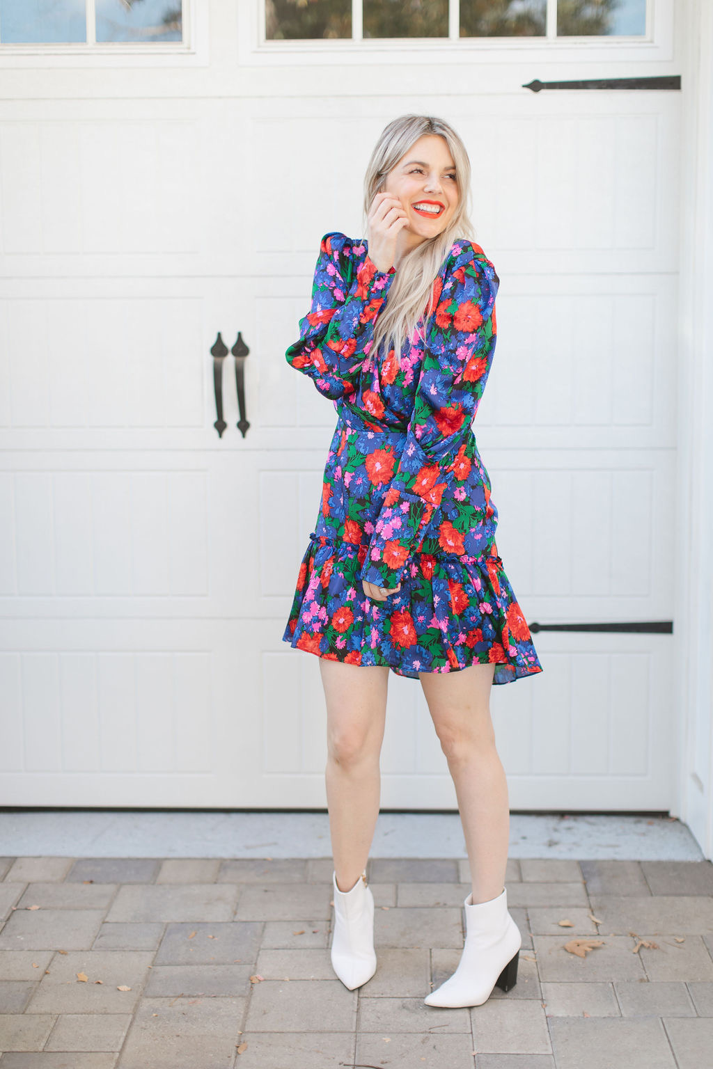 floral wayf dress