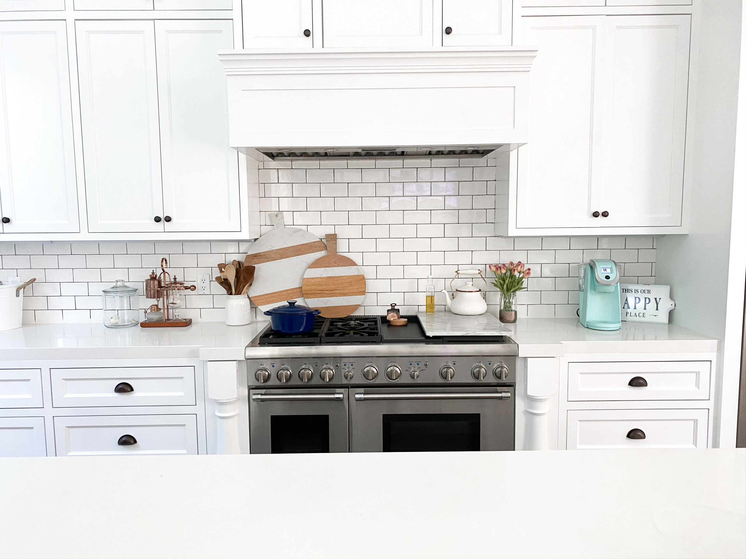 grout stain in kitchen before and after