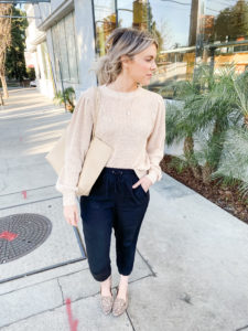 neutral sweater