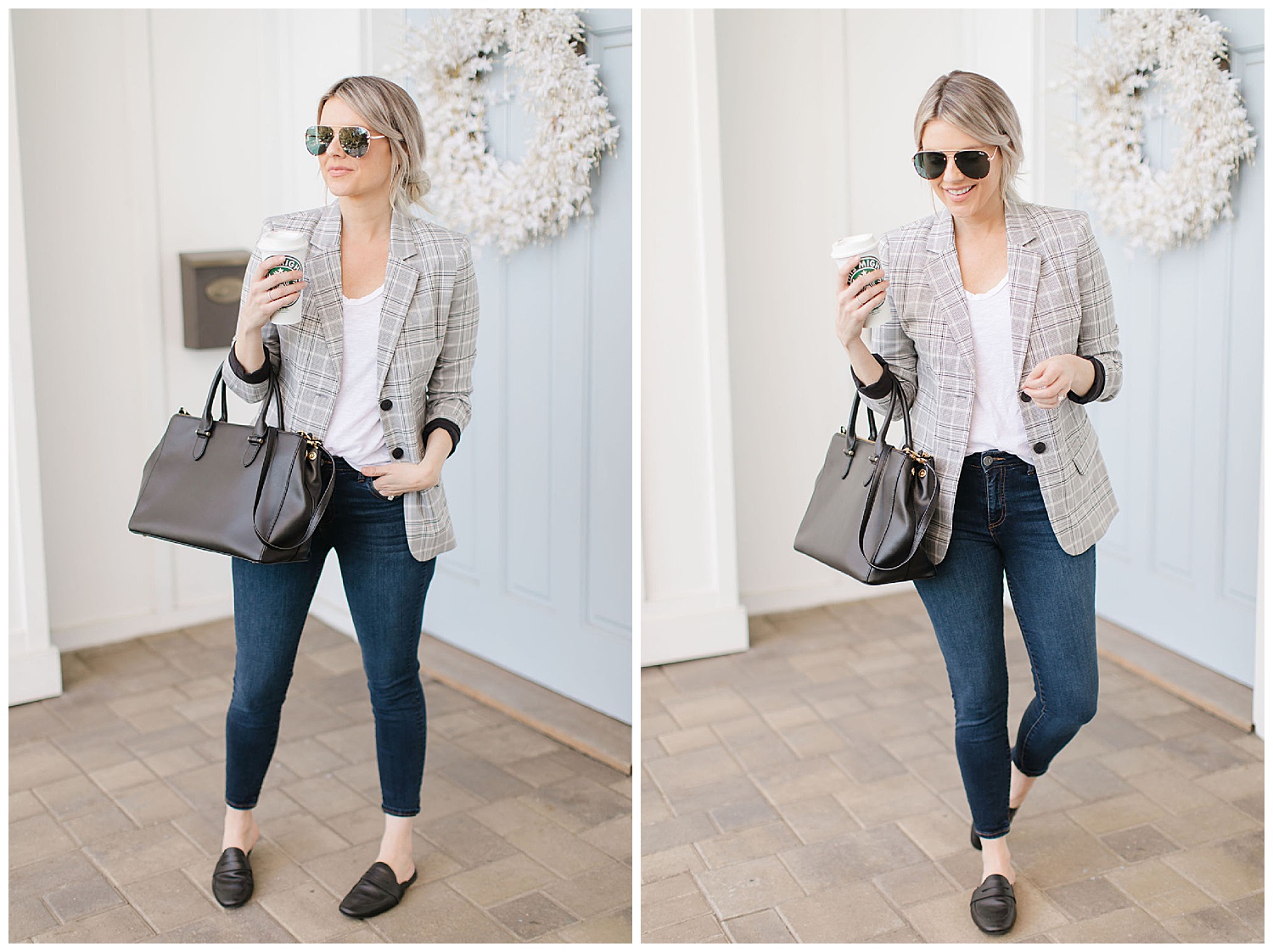 business casual with blazer