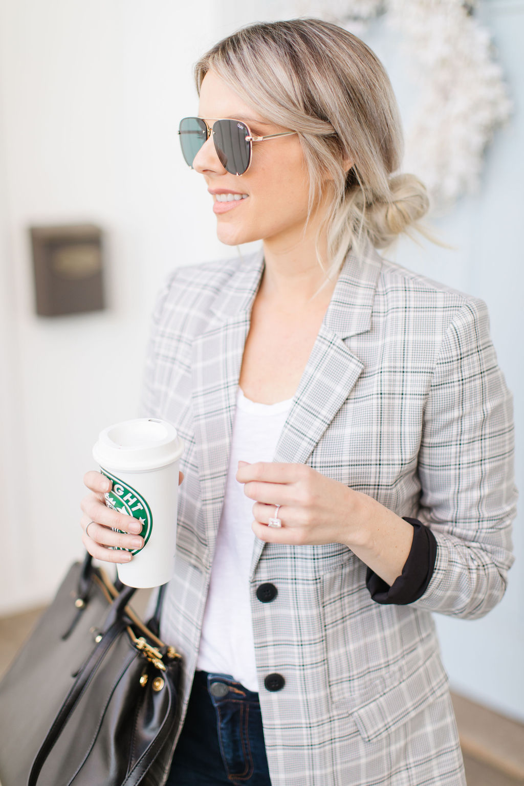 business casual with blazer