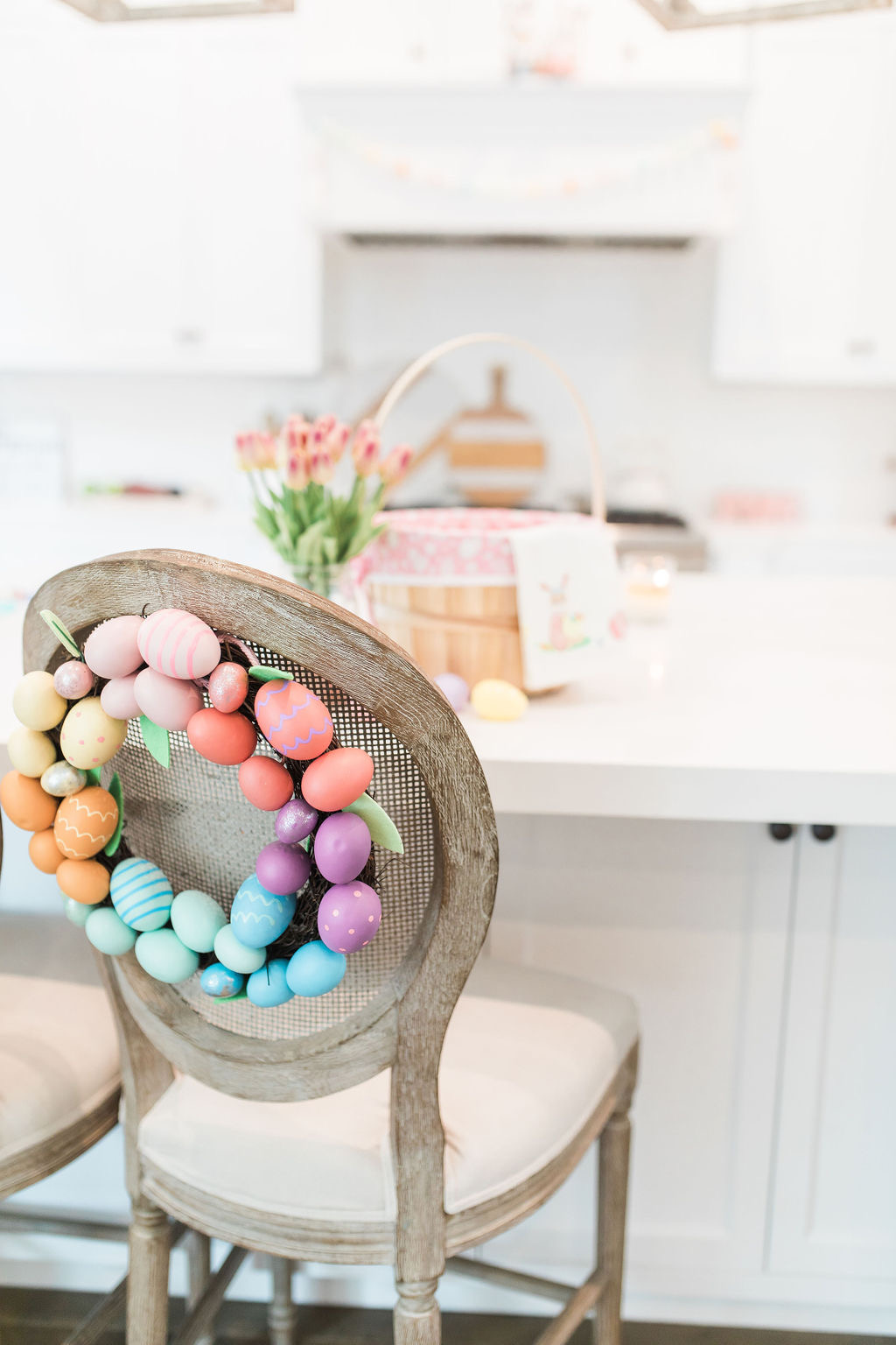 easter outfits and wreaths