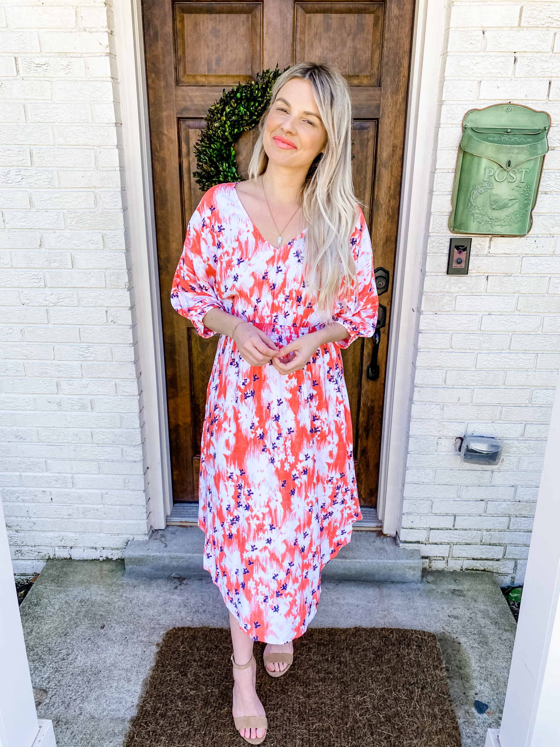 spring floral dress