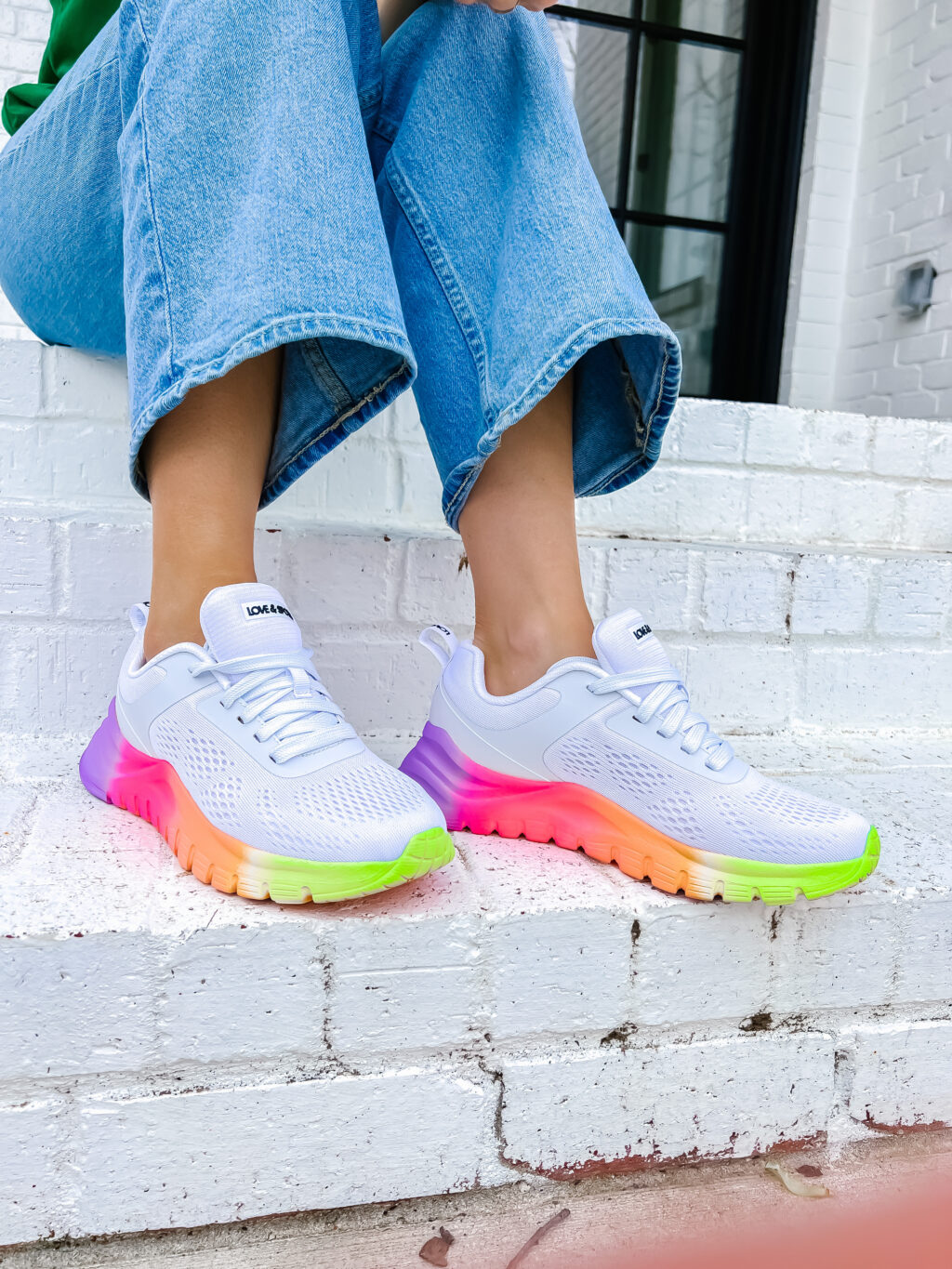 rainbow sneakers