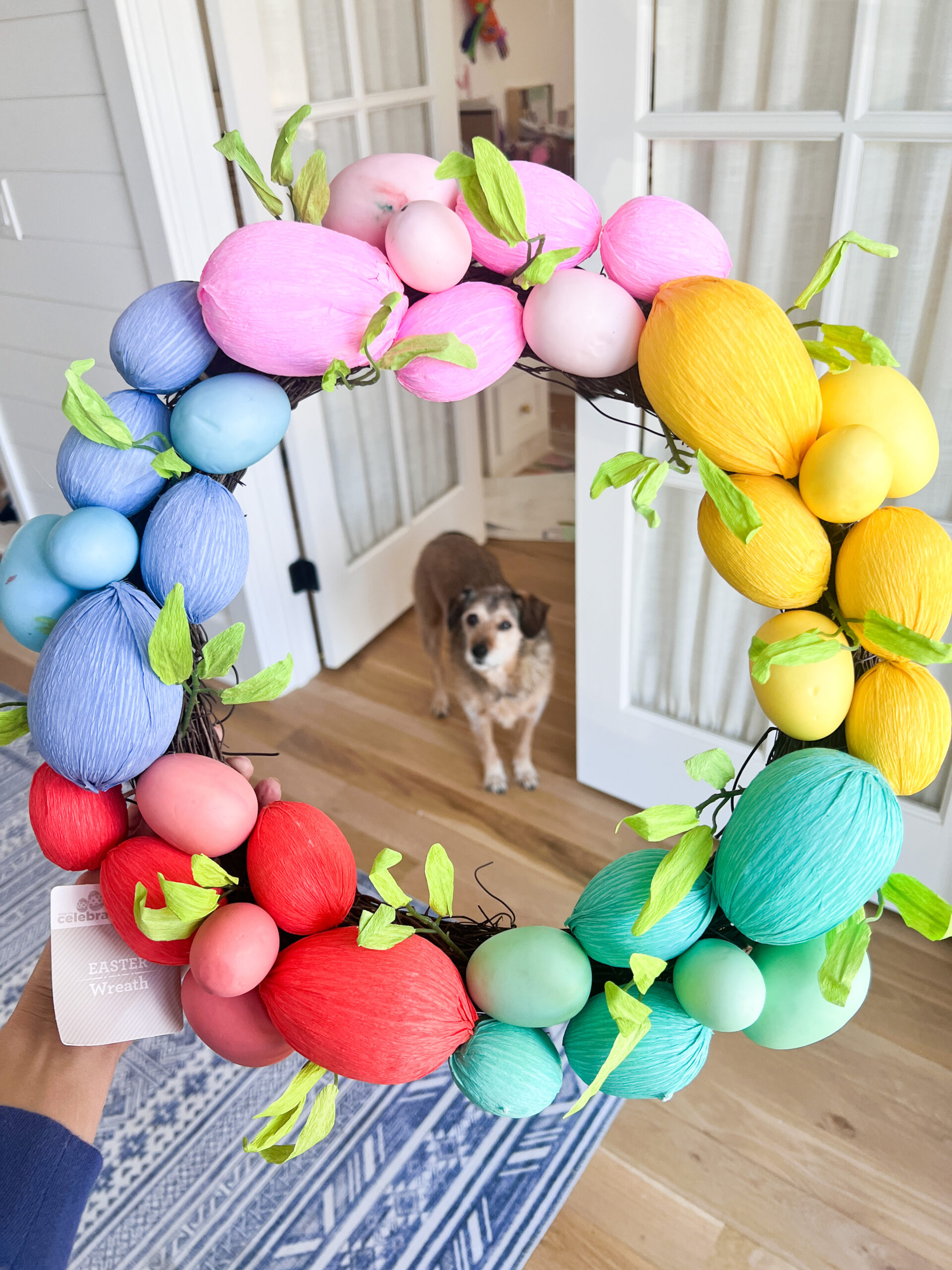 easter egg wreath